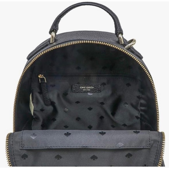 Kate Spade New York Jackson Medium Leather Backpack, Black 2019, Size Medium. - Picture 3 of 14